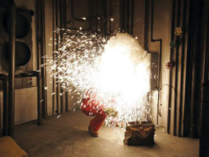 electrical explosion